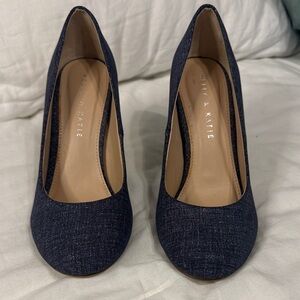 Kelly & Katie Denim Blue Heels